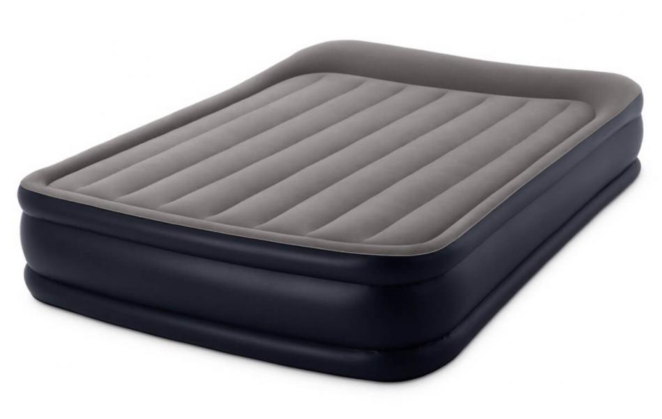 Кровать тёмная с насосом 220В(152х203х42см) 2 шт/упак 64136